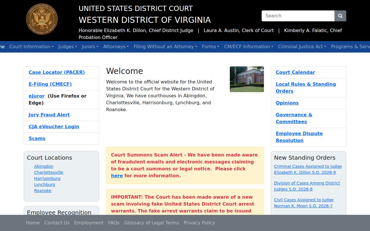 Craig County criminal history Western District of Virginia federal court